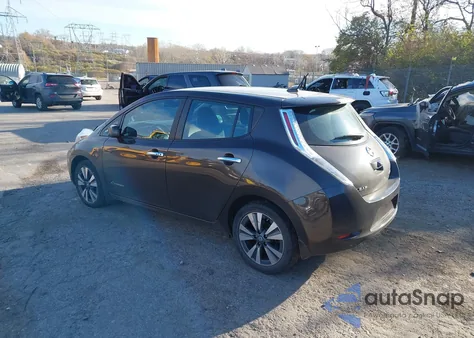 2016 Nissan Leaf Sv z USA, uszkodzony, nr VIN 1N4BZ0CP5GC303801